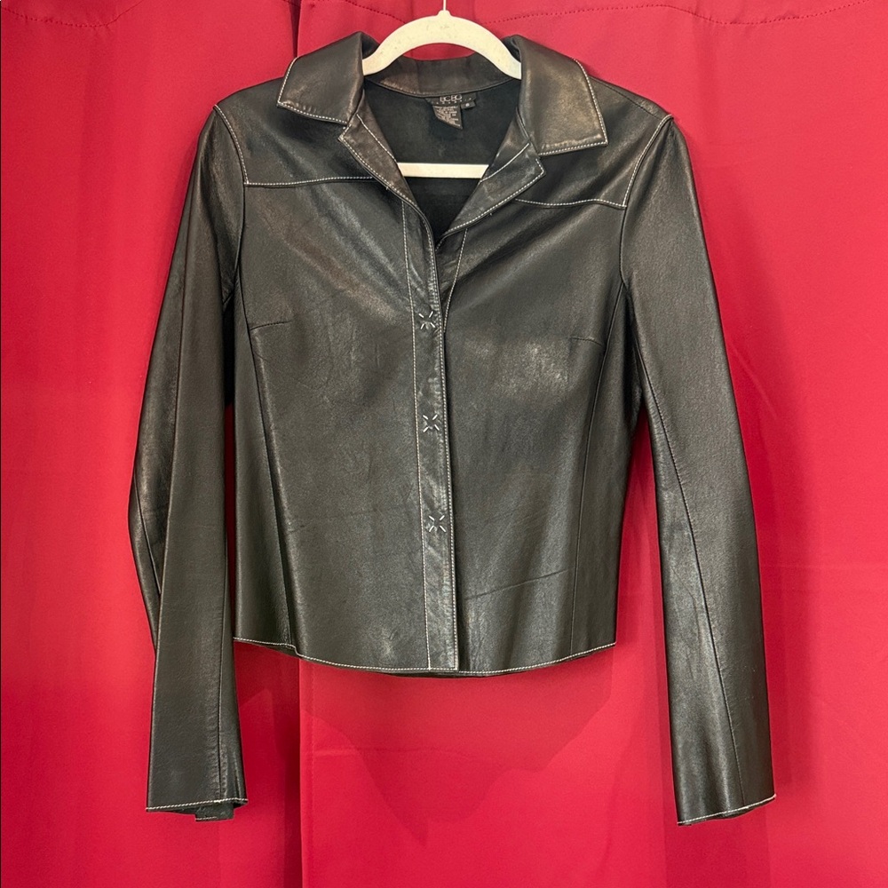 Vintage BCBGMaxAzria Black Leather Jacket